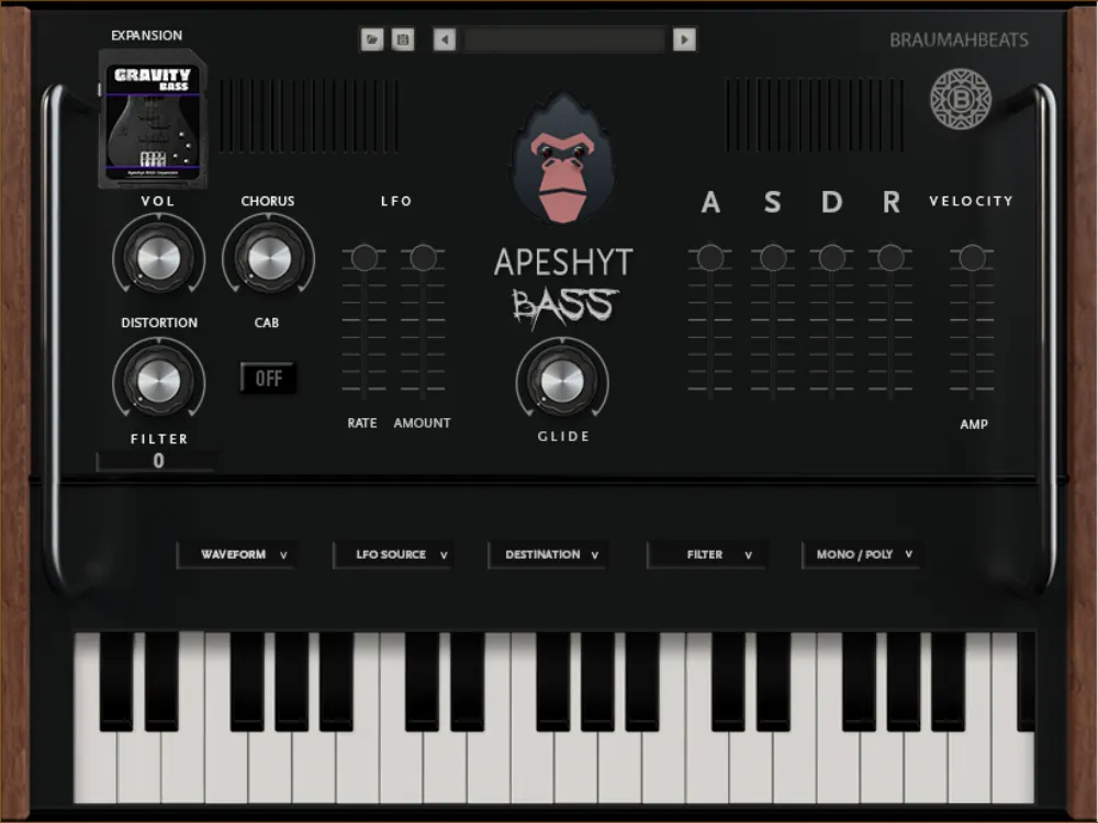 Apeshyt Bass plugin interface