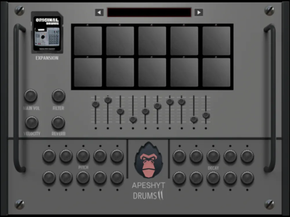 Apeshyt Drums 2.0 plugin interface