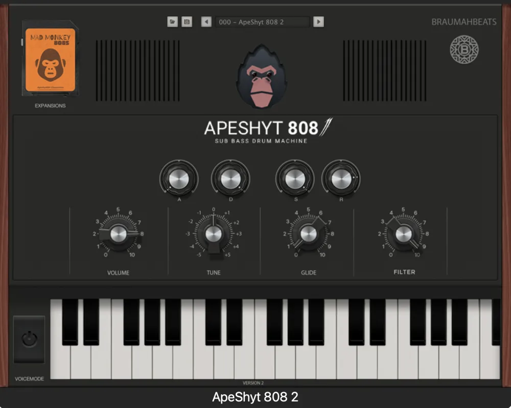 Apeshyt 808 2.0 plugin interface