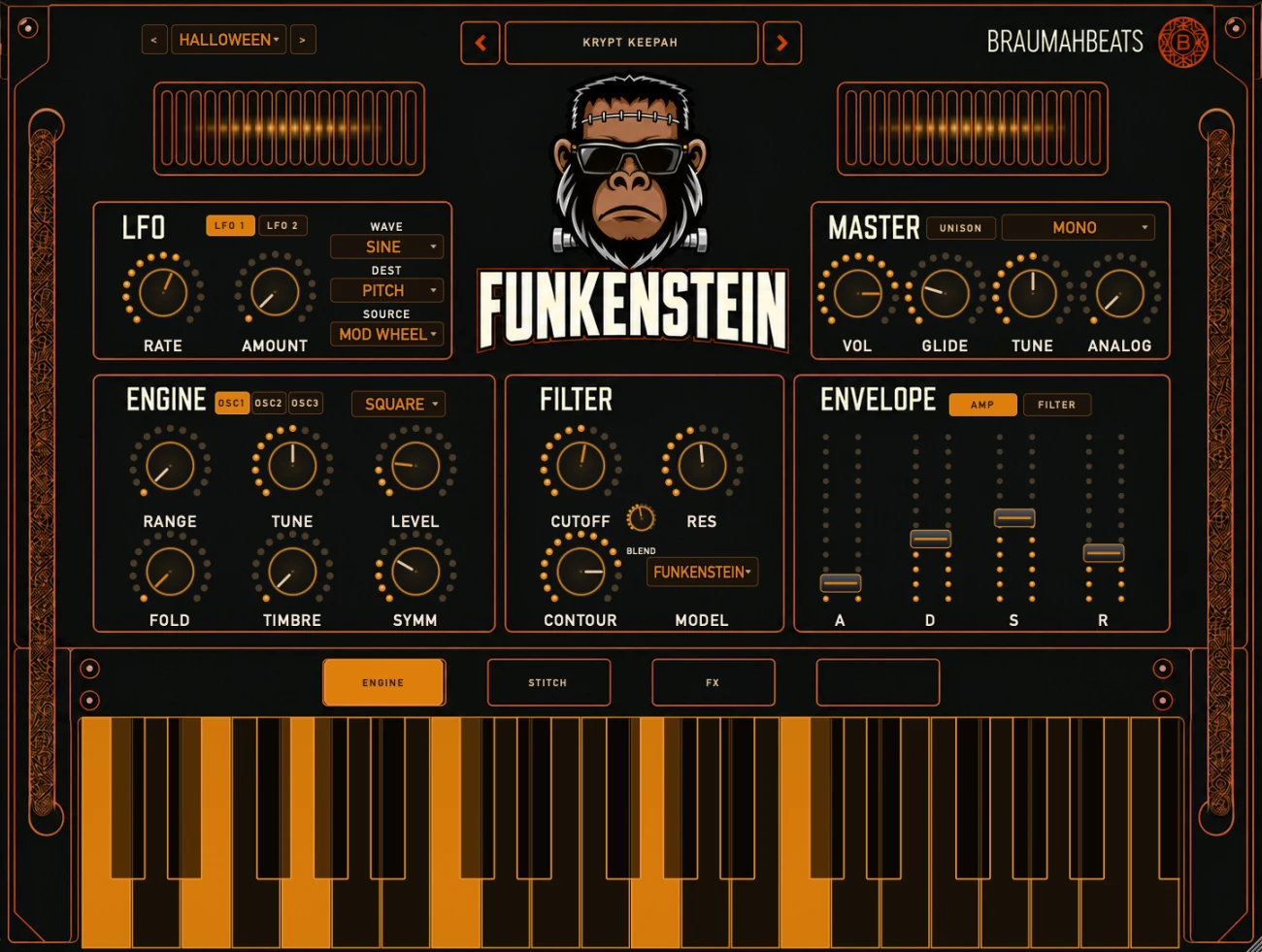 Funkenstein plugin interface