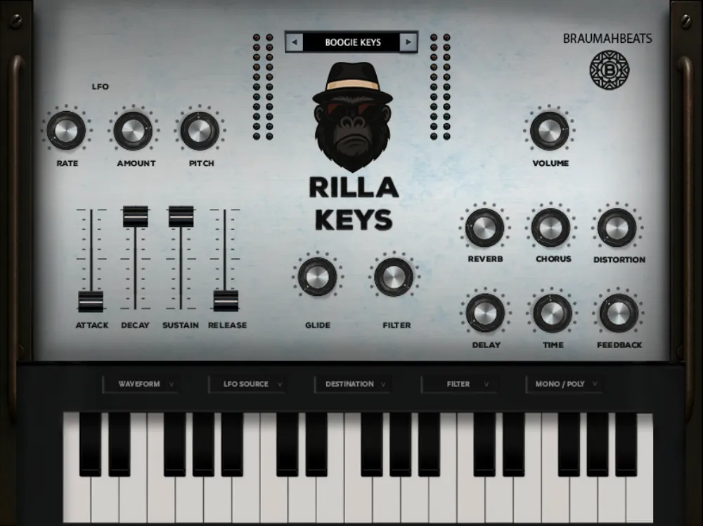 Rilla Keys plugin interface